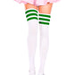 Athletic Striped Thigh Highs