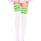 Athletic Striped Thigh Highs