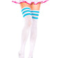 Athletic Striped Thigh Highs