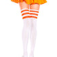Athletic Striped Thigh Highs