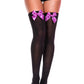Bow Top Thigh Highs