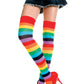 Acrylic Rainbow Thigh Highs
