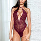 Lace Open Front Teddy