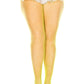 Plus Size Seamless Fishnets