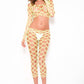 Net Crop Top and Pants
