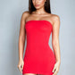 Strapless Mini Dress