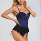 Skirted Lace Bridal Bustier