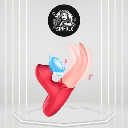 Vibrador MotionWave de sensación intensa de lamido de lengua