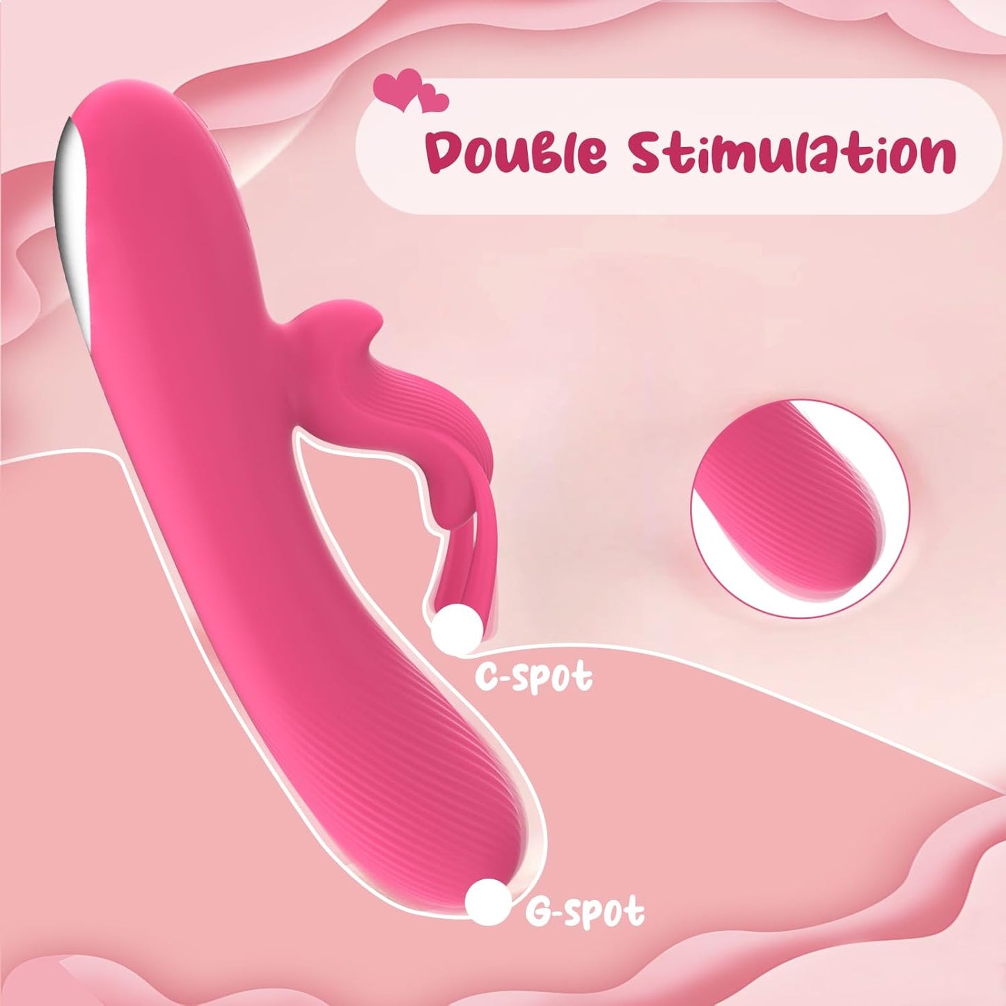 Vibrador MotorBunny de doble acción tipo conejo