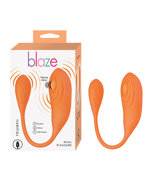 Vibromasseur stimulant Blaze Triumph - Orange