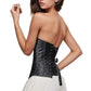 Black Jacquard Corset and Thong