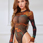 Geode Mesh Thong Teddy
