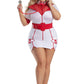 Plus Size Zip-Up Nurse Costume