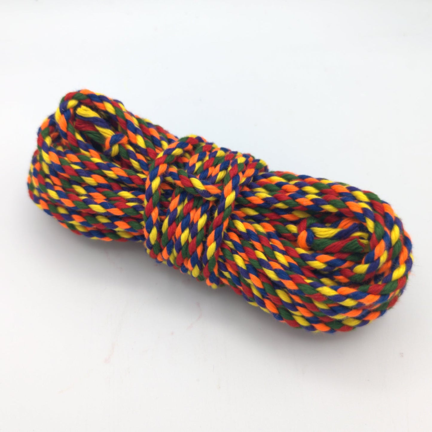 Rainbow POSH - Corde de bondage en polyester filé à 3 torons - Chanvre synthétique - 6mm
