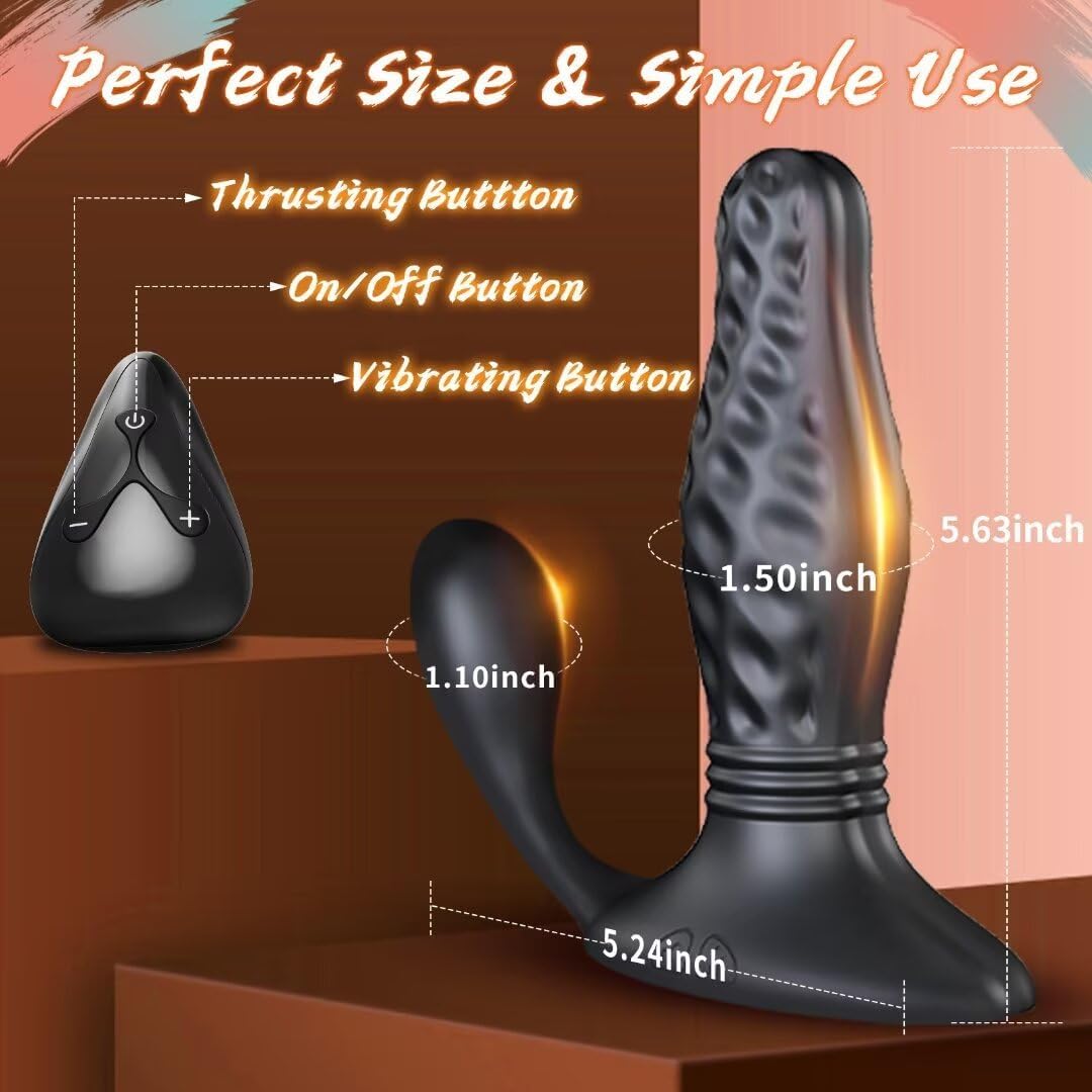 PowerPeak Remote Control Prostate Massager Anal Vibrator