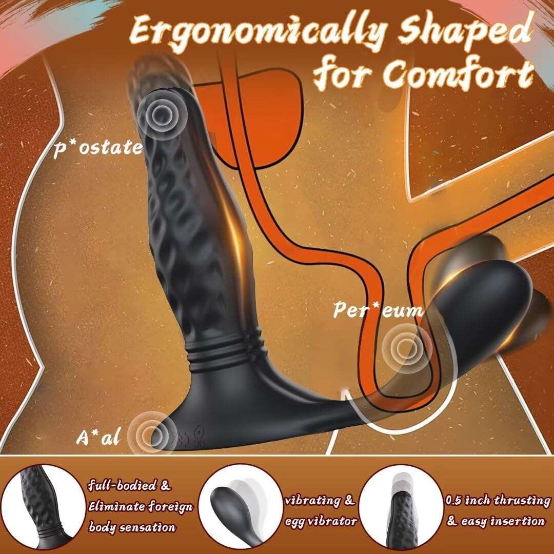 PowerPeak Remote Control Prostate Massager Anal Vibrator