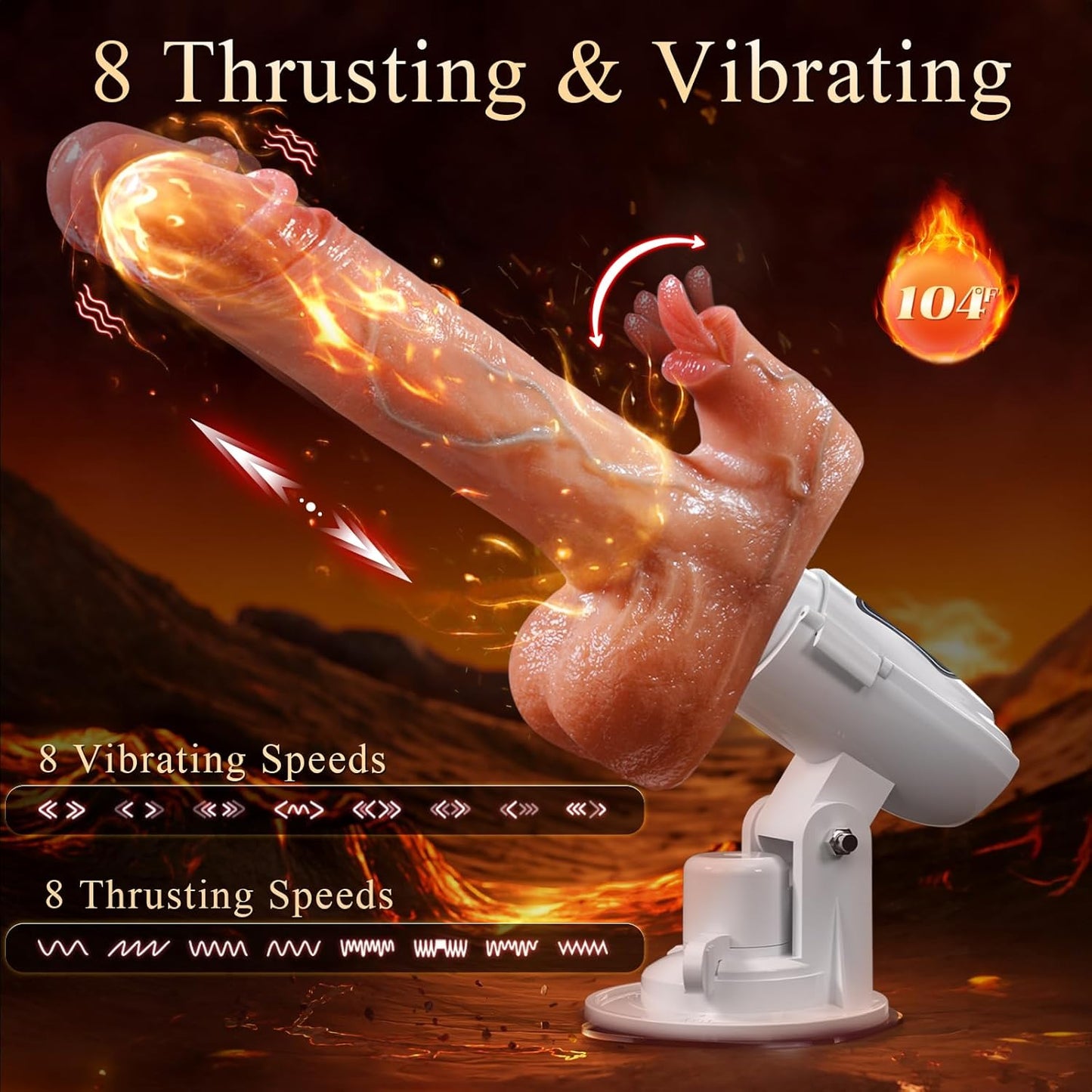 ThrustPower Máquina de sexo con consolador de empuje