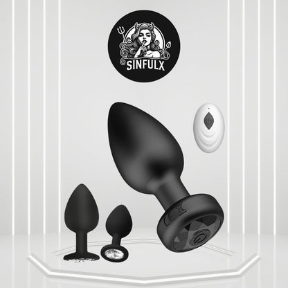 PulseReach Anal Plug Prostate Massager Training Set