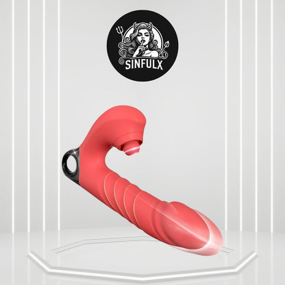 Vibrador Dildo de Estimulación Clitoriana PulseThrust