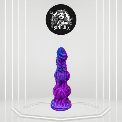 Dildo monstruoso de fantasía PureEden de 24,4 cm