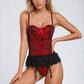 Skirted Lace Bridal Bustier
