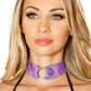 Metallic Shimmering O-Ring Choker