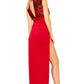 Maxi Length Dress with Lace