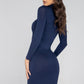 Classic Turtle Neck Midi Dress