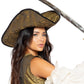 Gold Skull Pirate Hat
