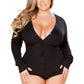 Plus Size Cozy Sweater Romper