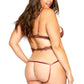 Plus Size Multiple Cutout Eyelash Lace Teddy
