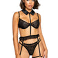 Collard Garter and Bra Set