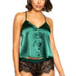 Elegant Satin and Lace Pajama Set