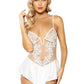 Floral Lace Applique Babydoll
