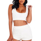 Cozy Fuzzy Short Set