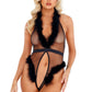 Black Marabou Teddy