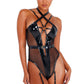 Strappy Vinyl Bodysuit