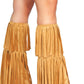 Suede Fringed Leg Warmers