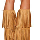 Suede Fringed Leg Warmers