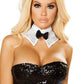 Rhinestone Tuxedo Choker