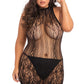 Plus Size Reckless Lace Mini Dress