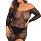 Plus Size Open Season Off the Shoulder Chemise