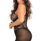 Plus Size Lace Fantasy Mini Chemise