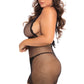 Plus Size Take Me Fishnet Chemise
