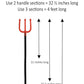 Pitchfork with Collapsible Handle