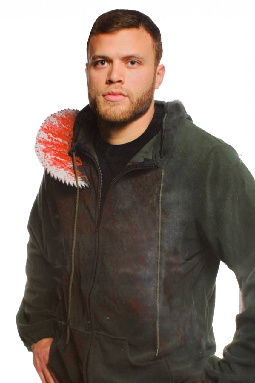 Circle Saw Faux Weapon Hoodie