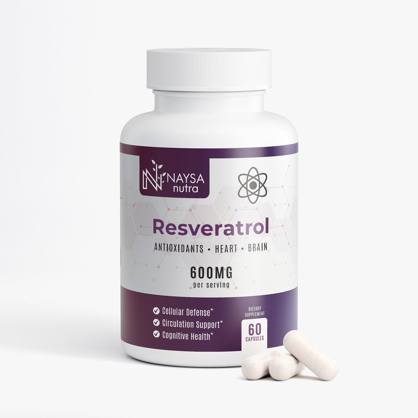 Naysa Nutra - Resvératrol 50% 600mg