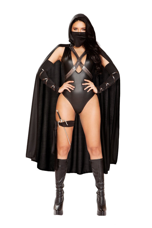 Costume de méchant Ninja noir