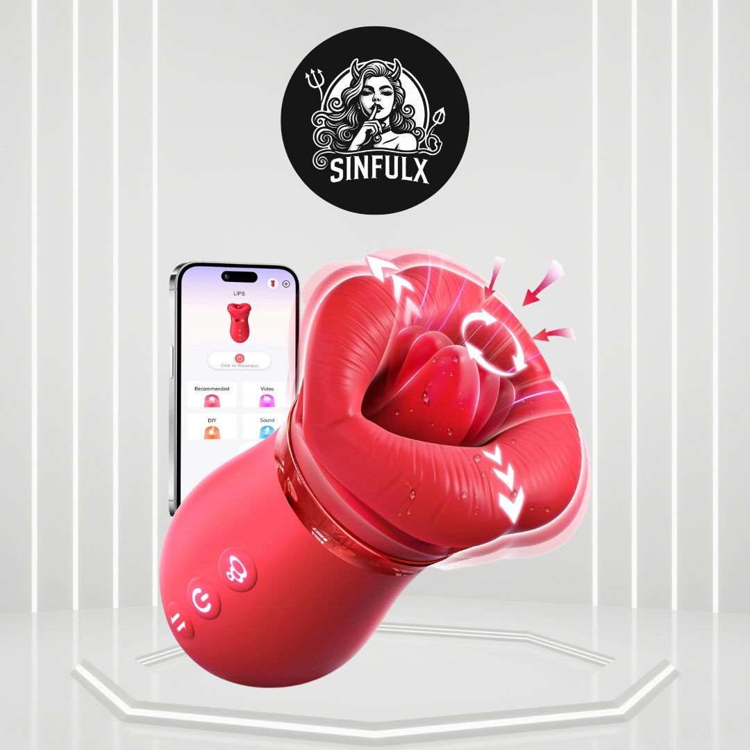 Estimulador de Clítoris con Lengua Giratoria y Control por App RoseLick