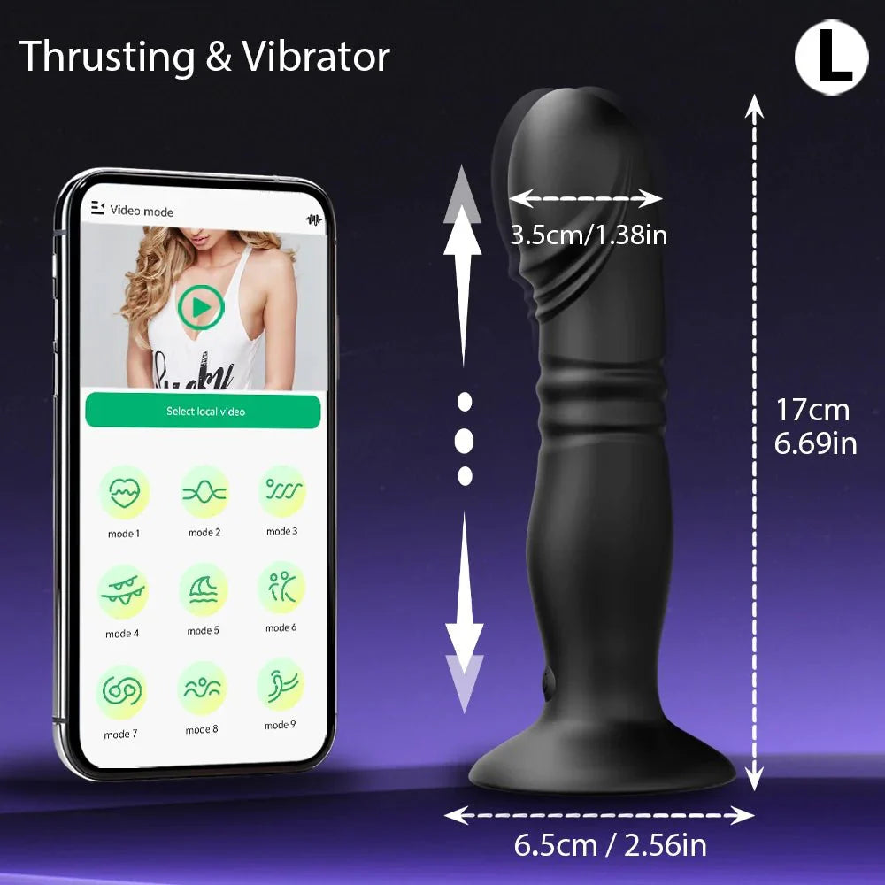 ThrustGrip Pro 3X Thrusting Prostate Plug Vibrator